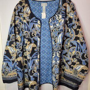 Catherines Blue Quilt Jacket